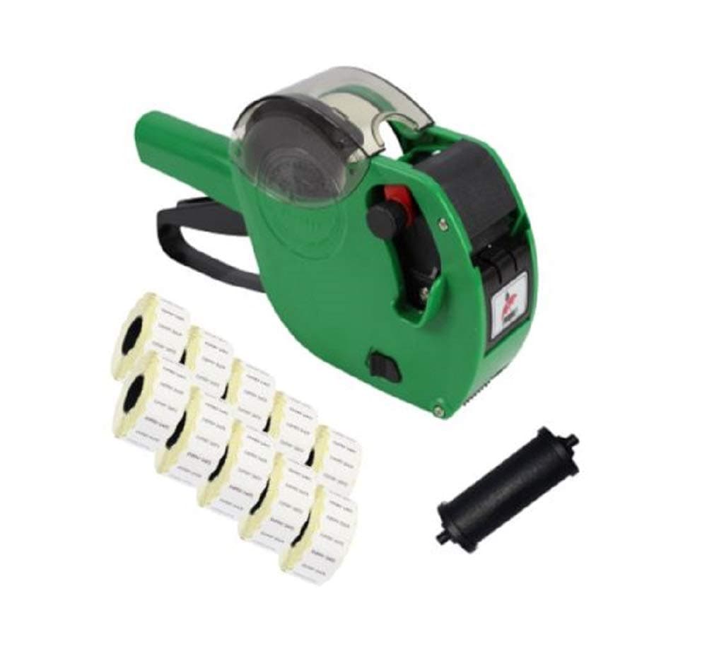 Panther™ PL-2612 Date Coding Gun Starter Pack with 15,000 White Permanent 'Expiry Date' Labels with Black Text