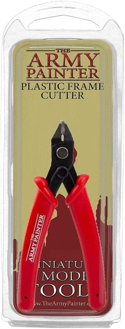 The Army Painter Plastic Frame Cutter - Wire Cutters Heavy Duty for Craft and Plastic Miniature, Side Cutters Flush Cut Pliers with Safety Grip - Precision Flush Cutter Nippers - Stainless Steel