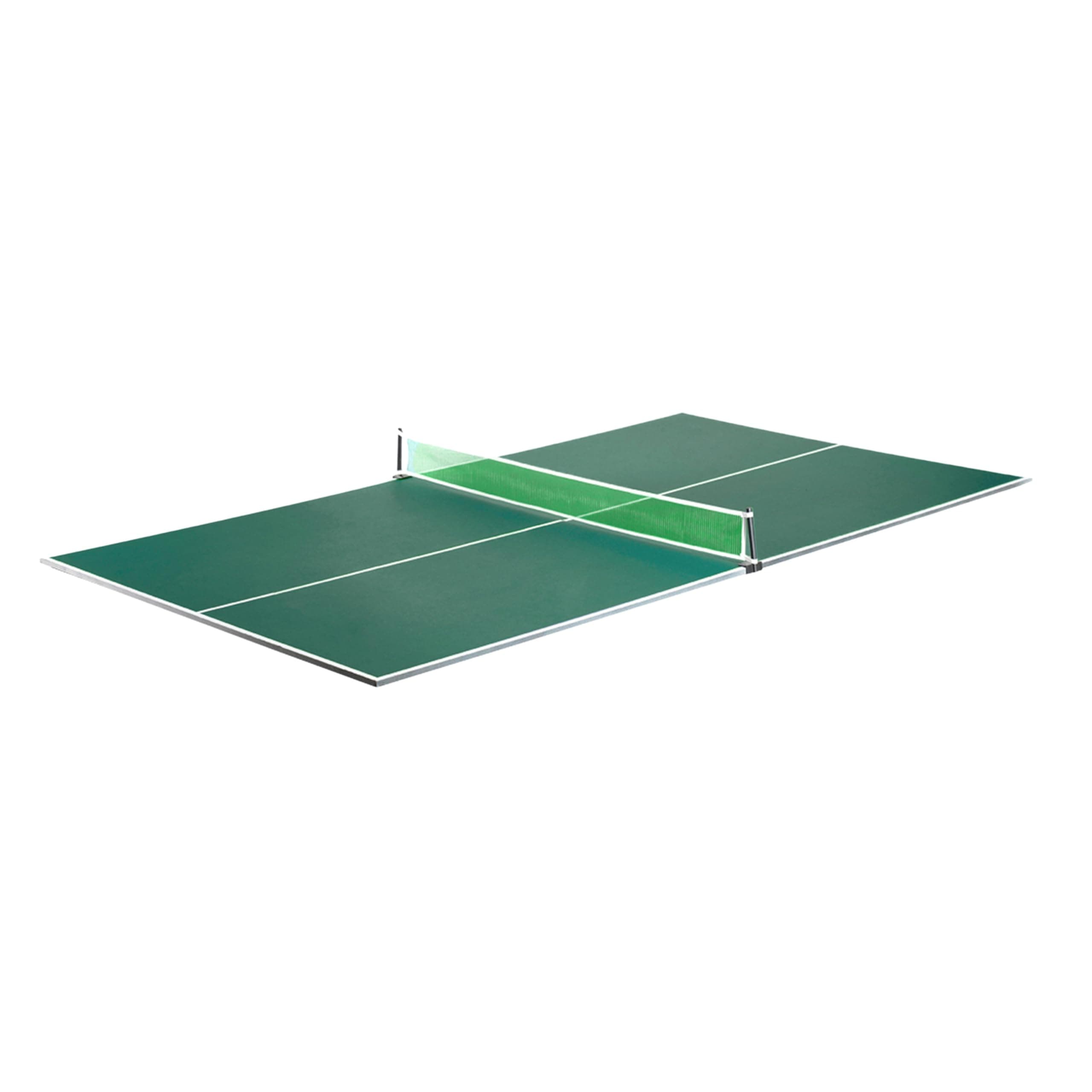 Hathaway 9 ft Quick Set Table Tennis Conversion Top – Regulation Sized, Foldable, Durable Engineered Surface, Protection Pads – Indoor Ping Pong Table Topper for Pool Table w/Net & Posts