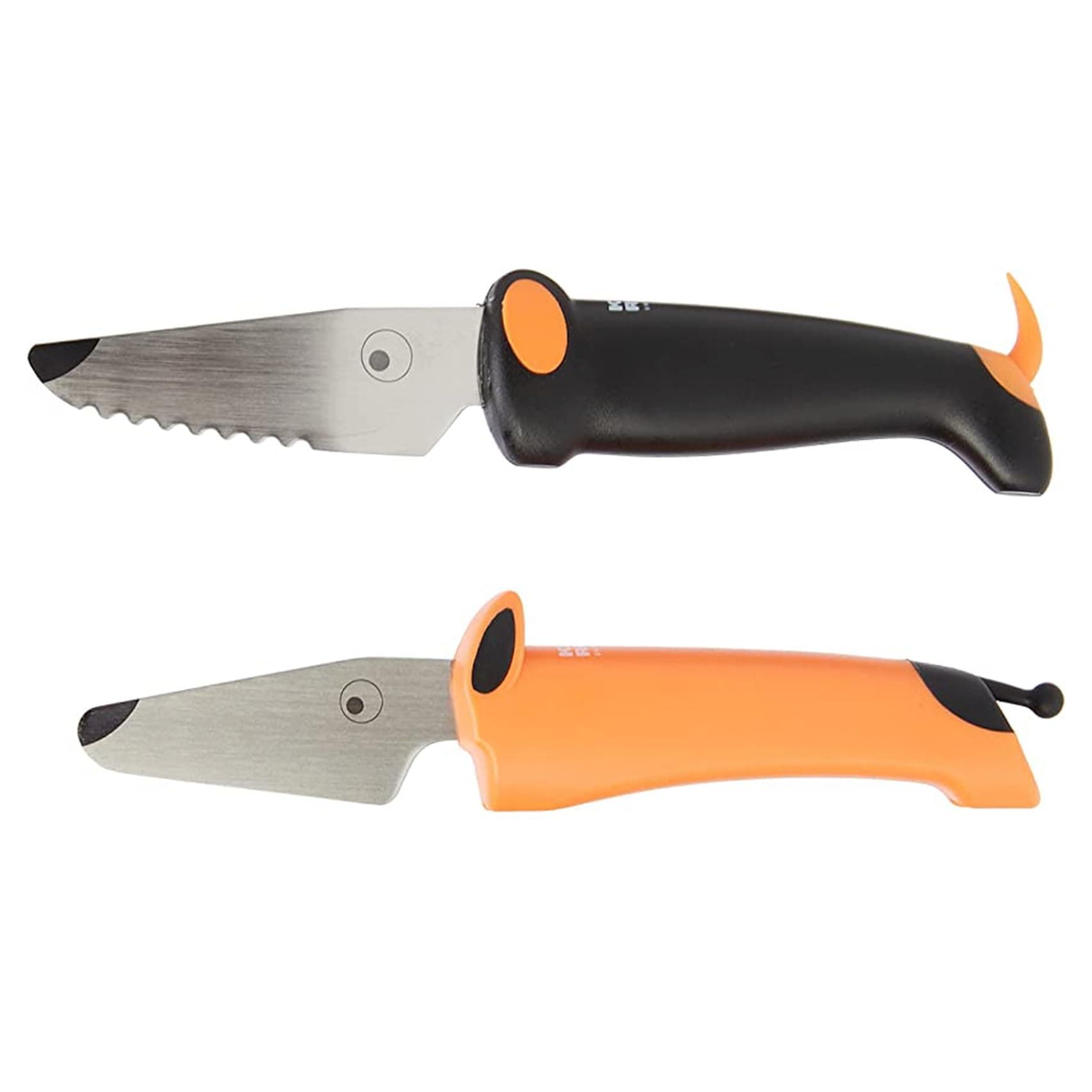 Kuhn Rikon Kinderkitchen Children's Knife Set, Dog, Black/Orange, Stainless Steel