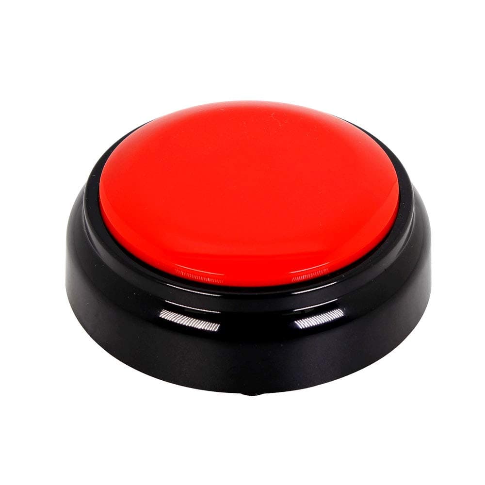 Neutral Voice Recording Button Easy Button Record 30 Seconds Talking Message Funny Office Gift Battery Powered Recordable Sound Buttons