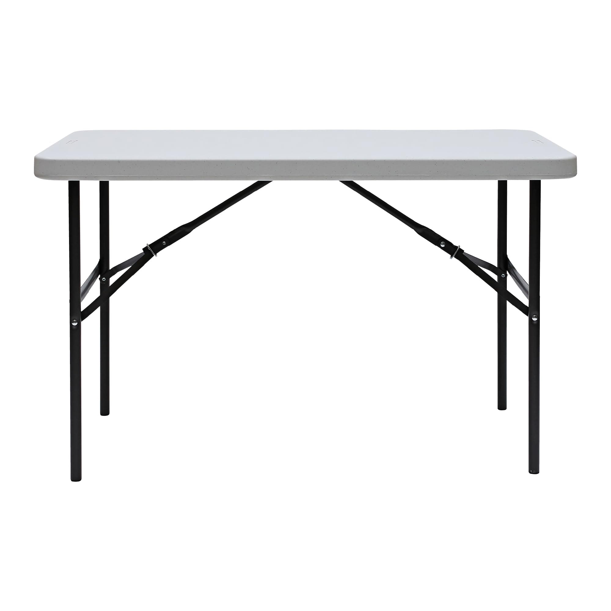 Iceberg IndestrucTable Commercial Folding Table, Indoor or Outdoor, Platinum, 750 lbs. Weight Capacity, 24” W x 48” L