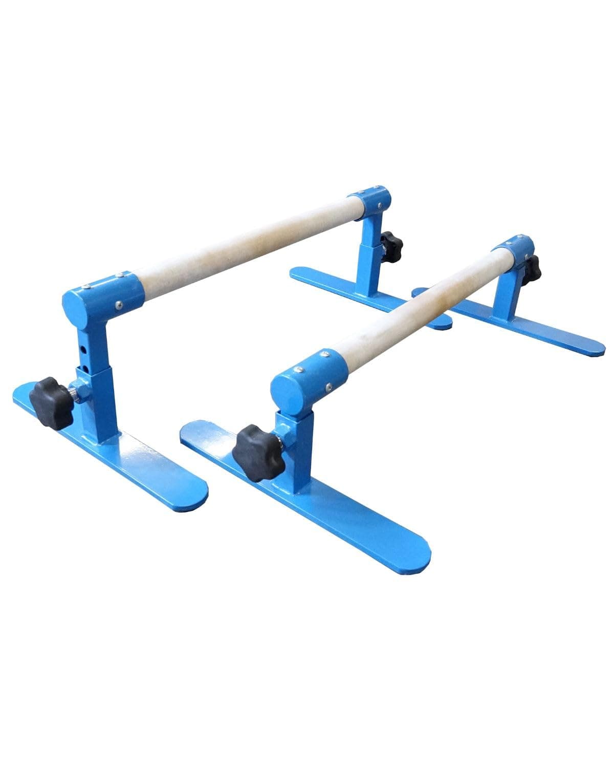 Parallette Bars Blue, Adjustable