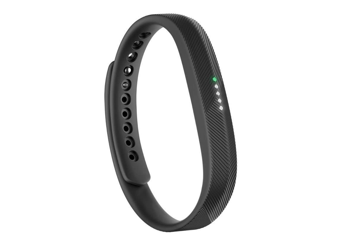 Flex 2 Ultra-Thin Wireless Activity and Fitness Tracker + Sleep Monitor and Swim-Proof Wristband, Black (Non-Retail Packaging)