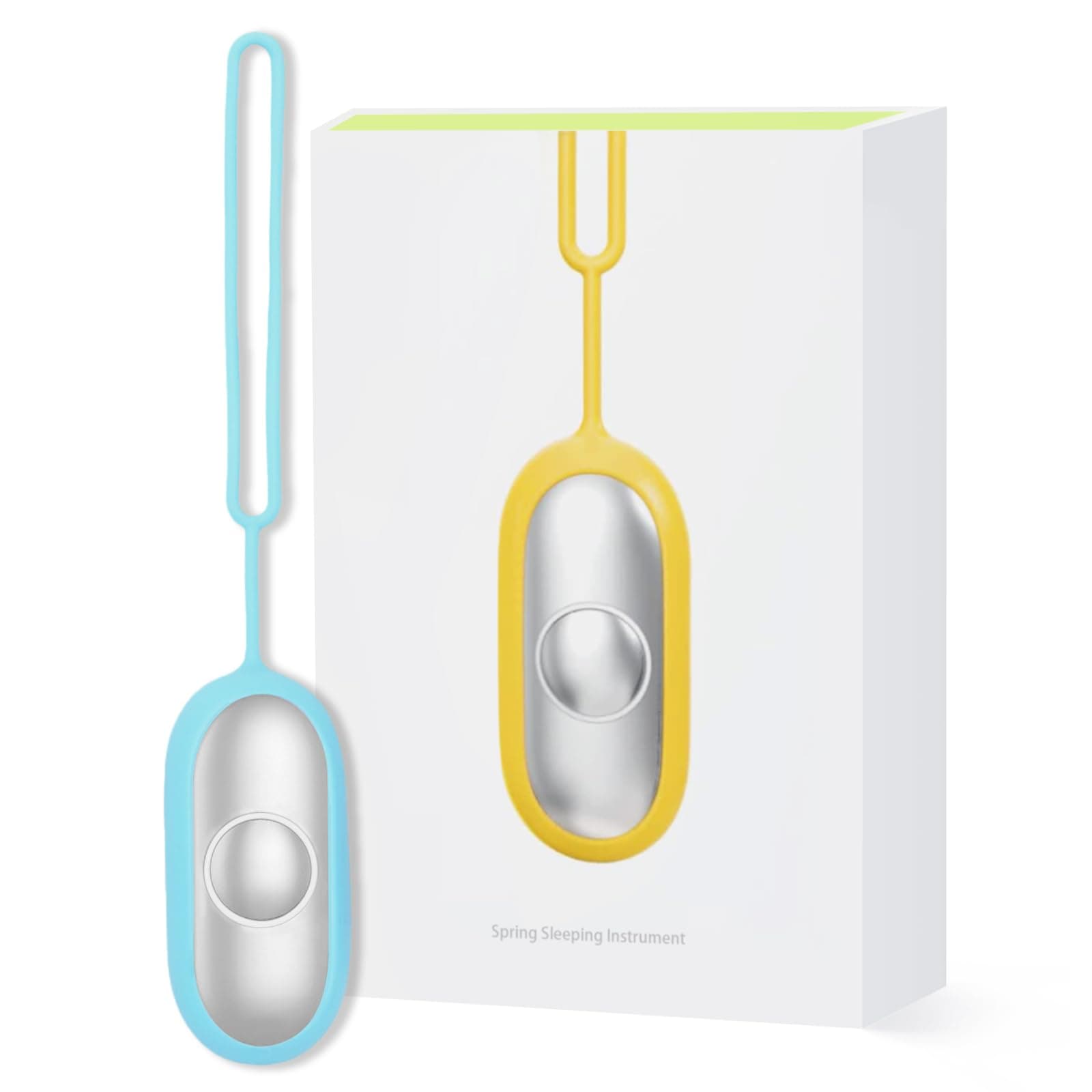 Compact Handheld Sleep Device - Relaxation Tool for Improved Sleep, Mood & Focus, Adjustable Massage Intensity, Portable & Easy to Carry(Blue)