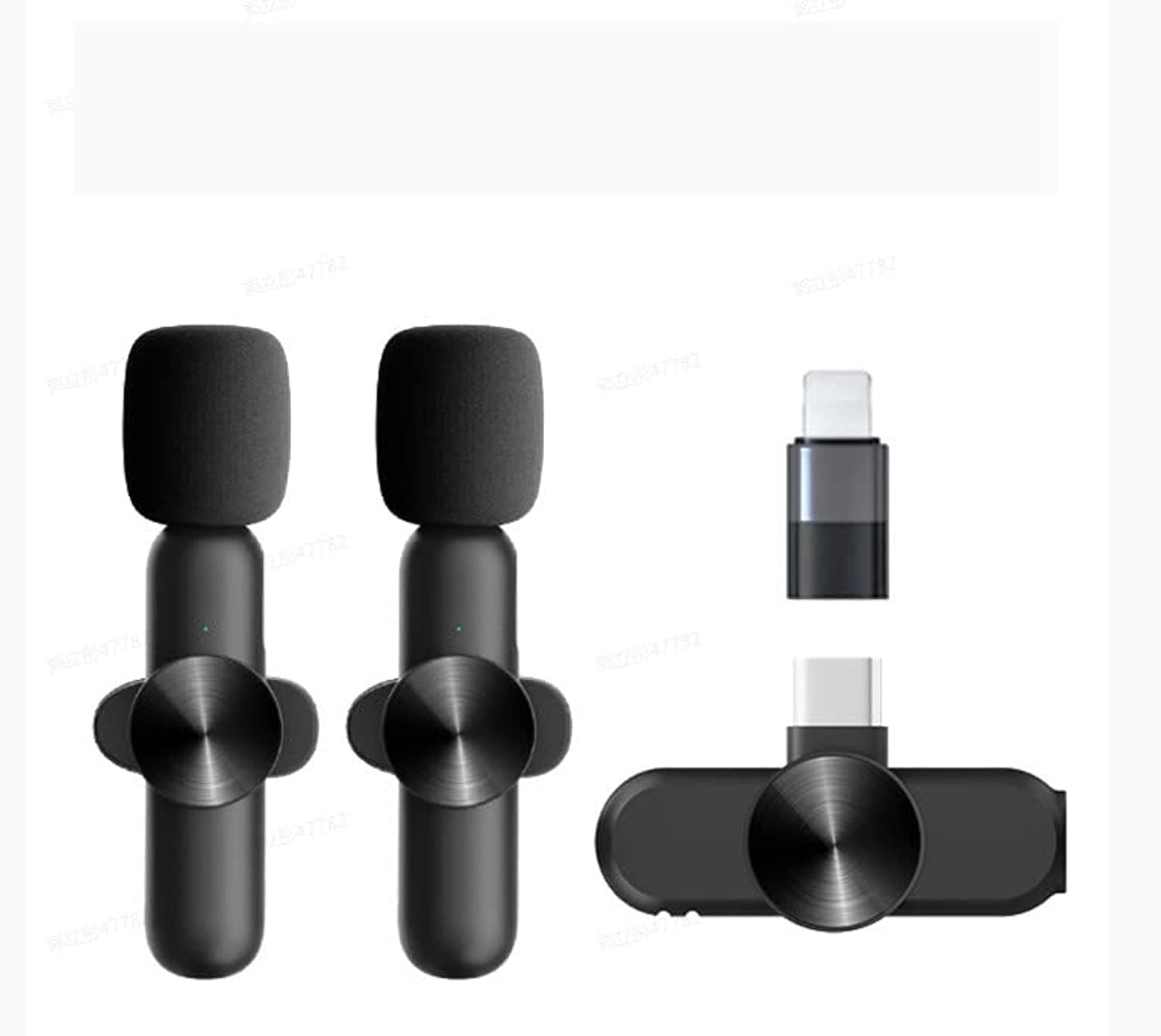 TalerType-C Dual Professional Wireless Lavalier Microphone for iPhone iPad for Video Recording, Clip on Lapel Mic