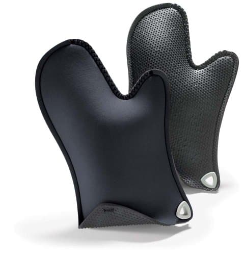 Duncan Euro Design 2-Piece Chef's Mitt, Black