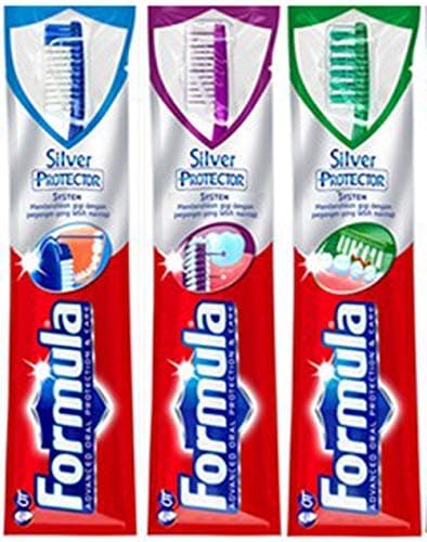 Imported Formula Silver Protector Medium Tooth Brush - Pack of 3