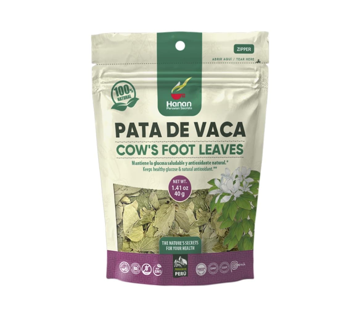 Hanan Peruvian Secrets Cow's foot Loose (Pata de Vaca) Leaf Tea | 100% All-Na...
