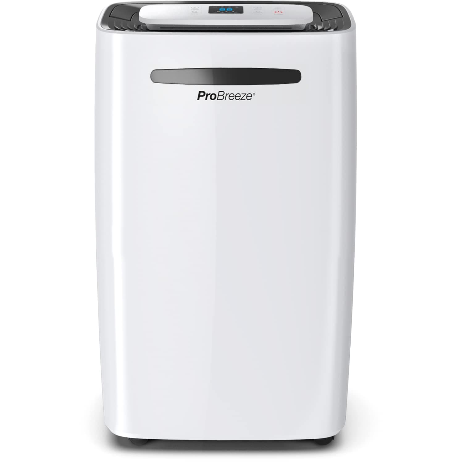 – Pro Breeze 20L/Day Dehumidifier - Compressor Dehumidifier, Continuous Drainage, 24h Timer & Auto Defrost, Mould Remover & Moisture Absorber for Home & Bathroom, White