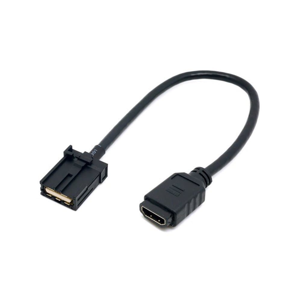 0.3m High Speed HDMI 1.4 Type E Male to Type A Female Video Audio Cable Automotive Connection System Grade Connector,0.3m