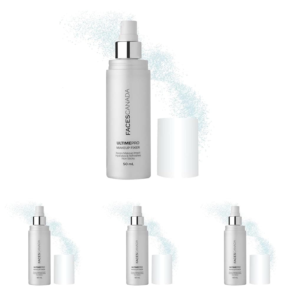 FACESCANADA Ultime Pro Makeup Fixer, 50 Ml | Long Lasting Setting Spray | Keeps Makeup Intact | Hydrates, Soothes & Refreshes Skin | Hyaluronic Acid & Vitamin E Enriched | No Alcohol