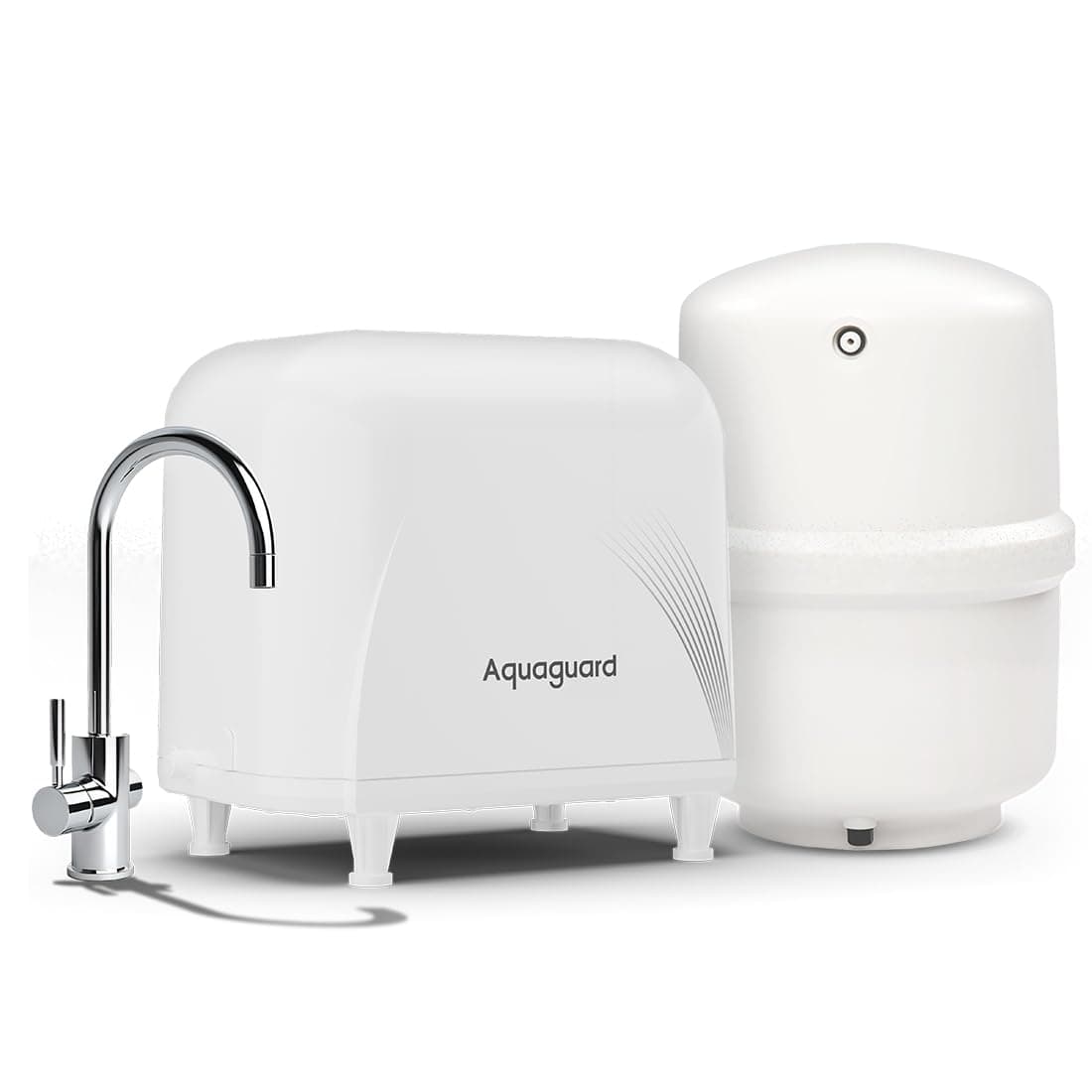 Aquaguard Select Designo 9-Stage Under The Counter Water Purifier | RO+UV+Active Copper Tech | Taste Adjuster | Inbuilt Pressure Pump | Suitable for Tanker, Borewell & Municipal Water