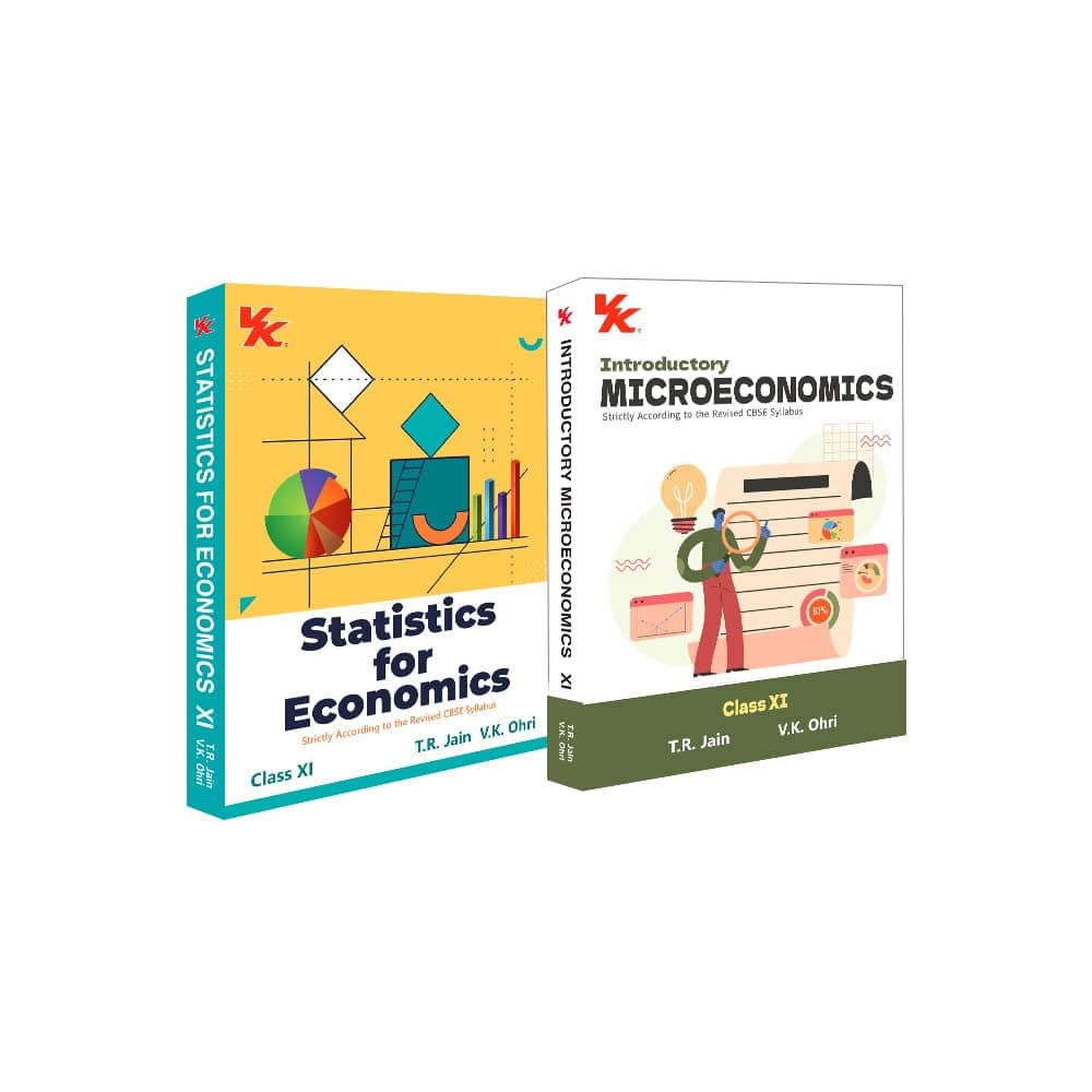 Introductory Microeconomics And Statistics For Economics Class 11 (Set Of 2) | Cbse (Ncert Solved) | Examination 2023-2024 | By Tr Jain & Vk Ohri