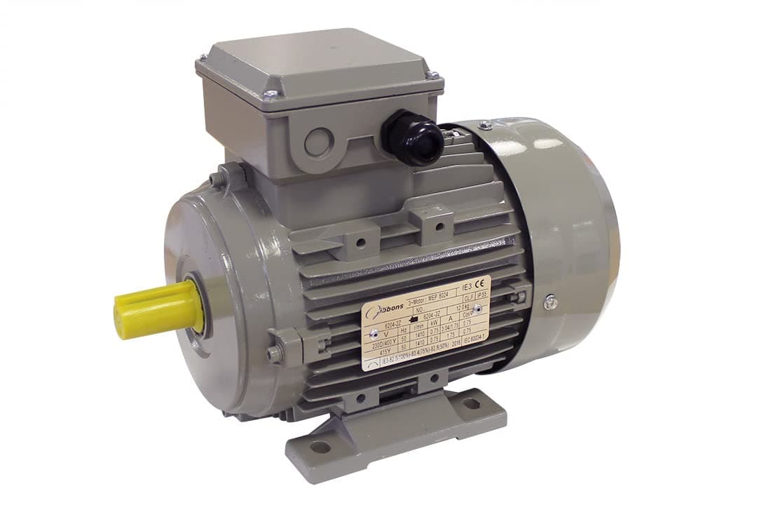 Three Phase 2.2kW Squirrel Cage Electric Motor 2.2 kW 4-pole 1500 rpm 50 Hz 400 V (B3)