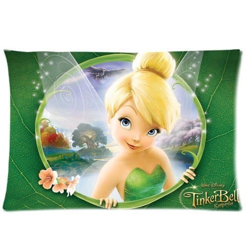 Tinkerbell 2030 inches Two Sides Custom Cotton Polyester Pillow Case Cover Cushion Cover