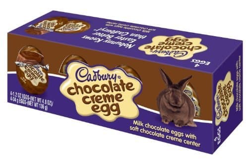 Easter Milk Chocolate Creme Egg, 4-count by Cadbury