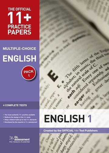 11+ Practice Papers, English, Multiple Choice: Test 1, Test 2, Test 3, Test 4 (The Official 11+ Practice Papers) Pamphlet – 1 May 2010