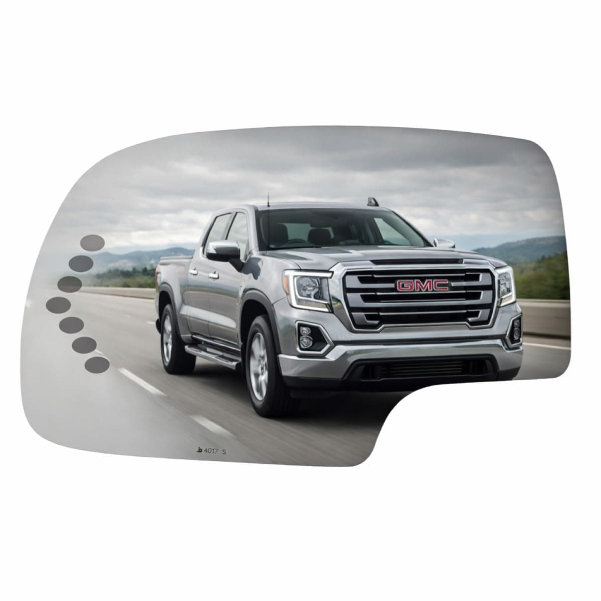 4017S Left Driver Side Replacement Mirror Glass (Mount Not Included) w/signal for Chevy Silverado GMC Sierra Chevy Avalanche Suburban Tahoe GMC Yuko Cadillac Escalade (2000-2006) - GM1323347