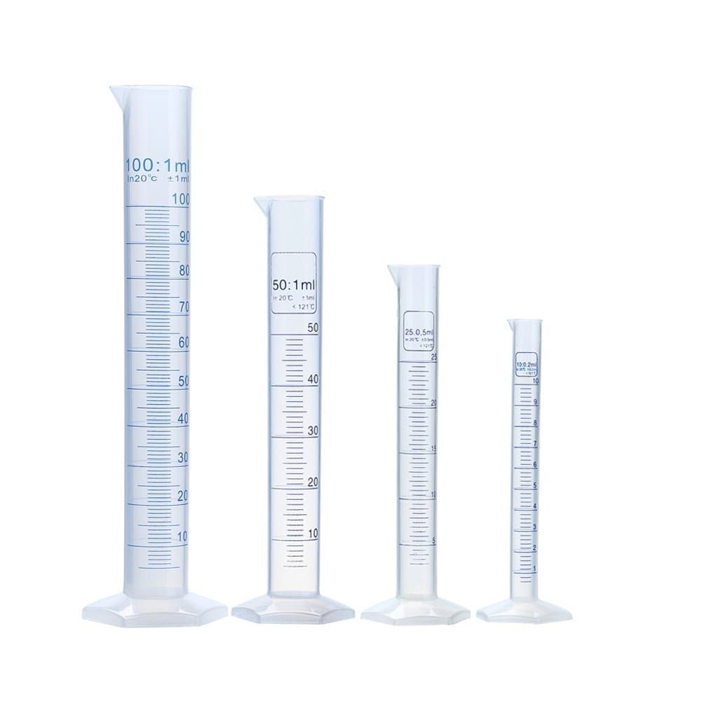 Plastic Measuring Cylinder Graduated Cylinder Set