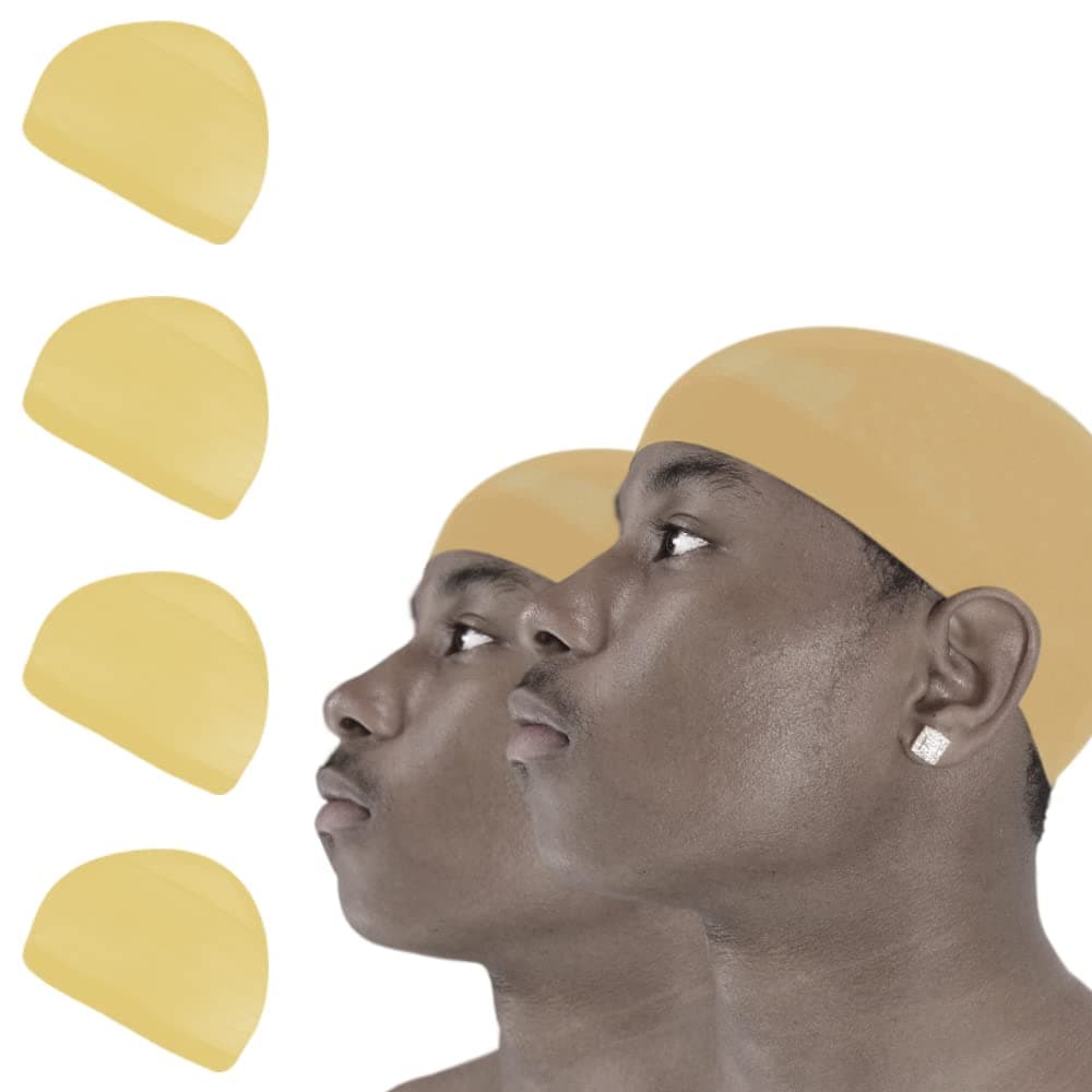 4 Pcs Wave Cap Stocking Stretch Compression Long Lasting Lightweight Comfortable Fit Durable Skull Headwear