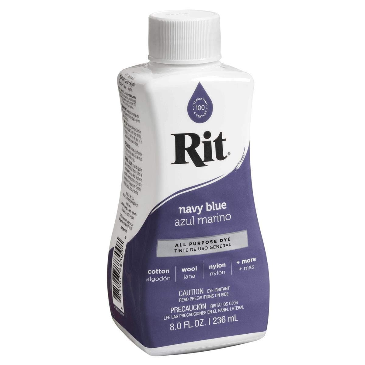 Dye Impex Rit All Purpose Liquid Dye 236ml - Navy Blue, (Pack of 1)