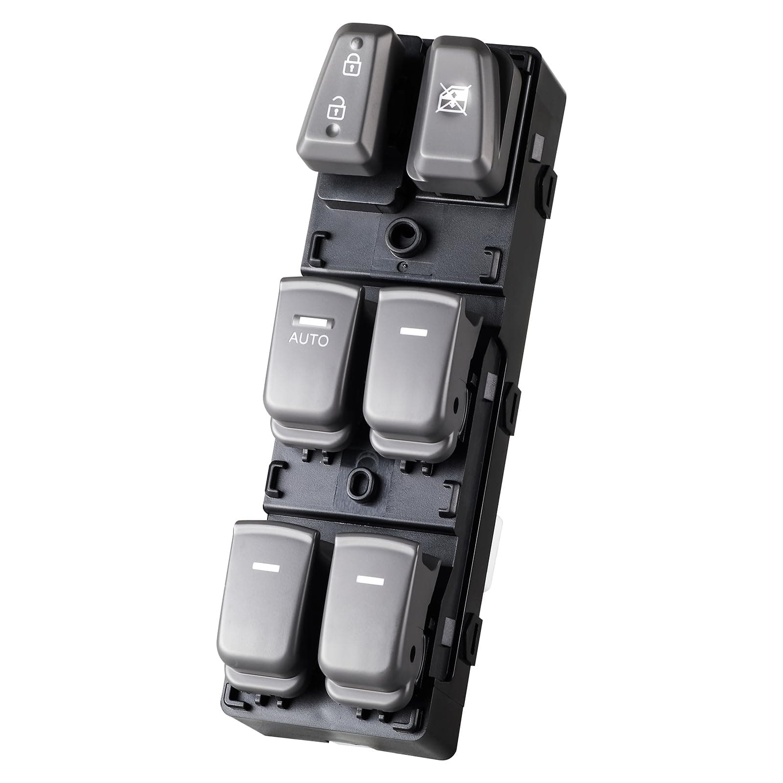 935703S000RAS Front Left Driver Side Master Power Window Switch for Hyundai Sonata 2011 2012 2013 2014 2015 Door Lock Window Switch Control Button OE# DWS455 1S15802 1S17167 (Gray Color)