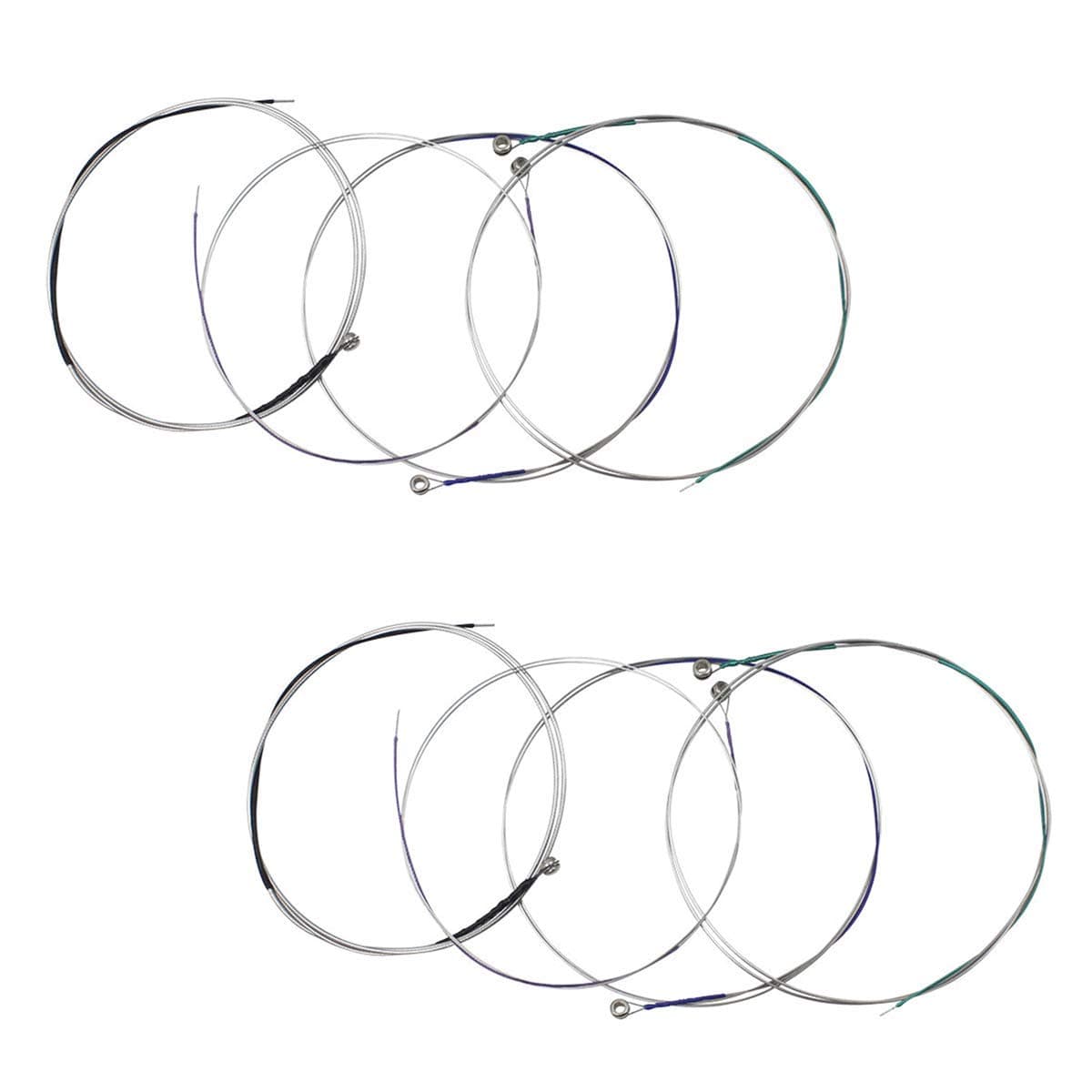 JYsun Viola Strings 2 Full Sets A D G C with Stainless Steel Core Nickel-Plated Ball-End Nickel Chromium Wound