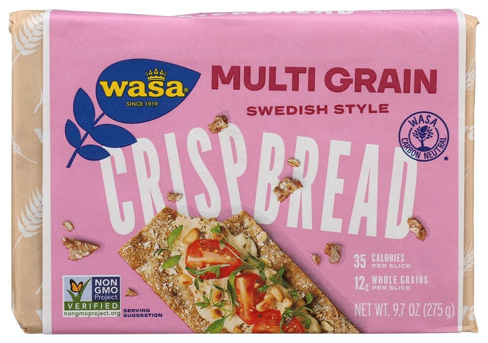 Wasa, Multi Grain Crispbread, 9.7oz Package (Pack of 4)