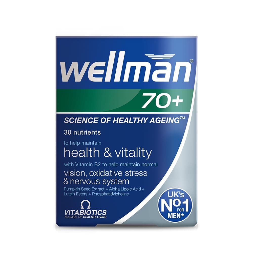 Vitabiotics Wellman 70+ 30 Tabs