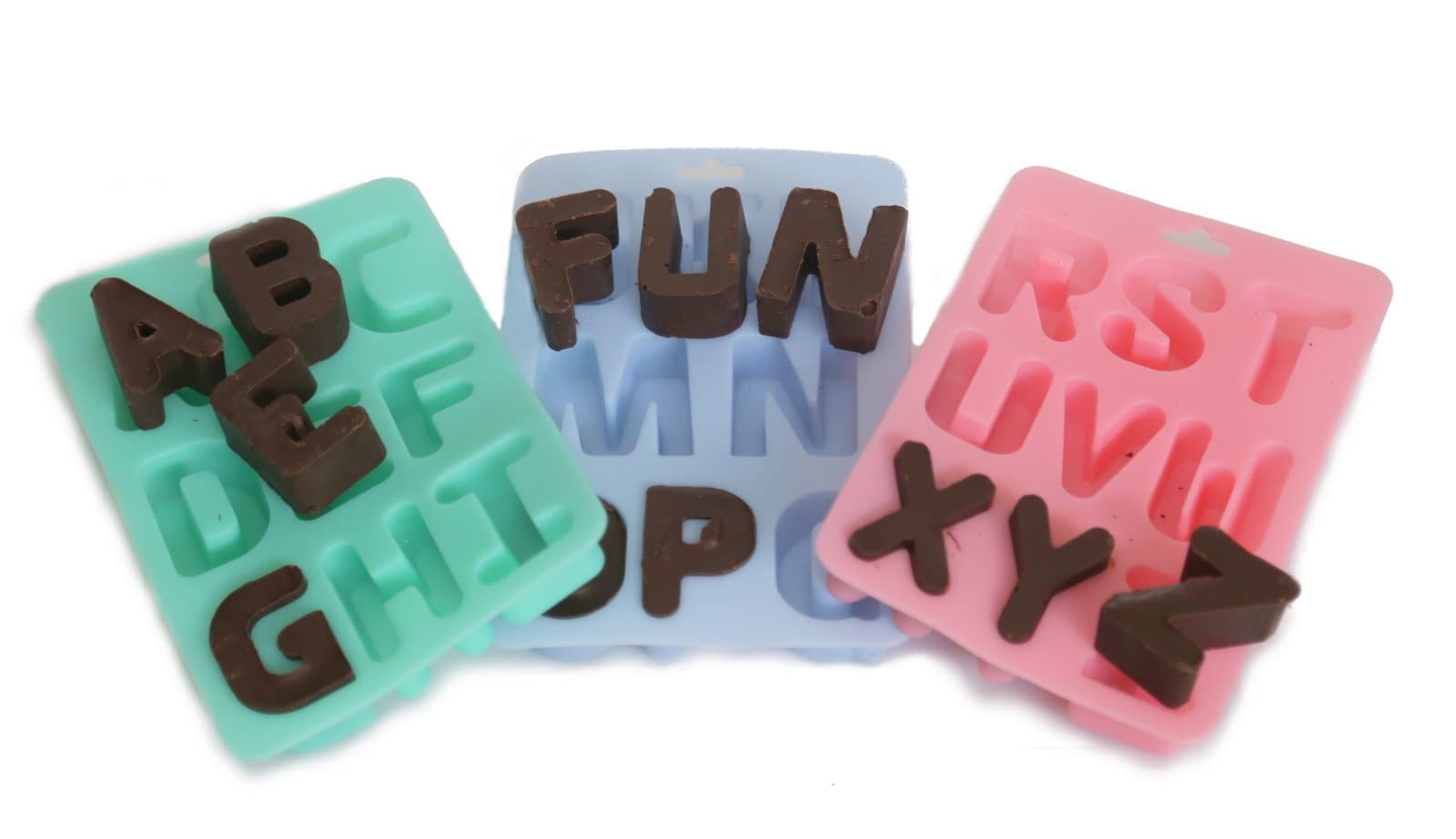 Silicone Alphabet Letter Ice/Bake Tray Set