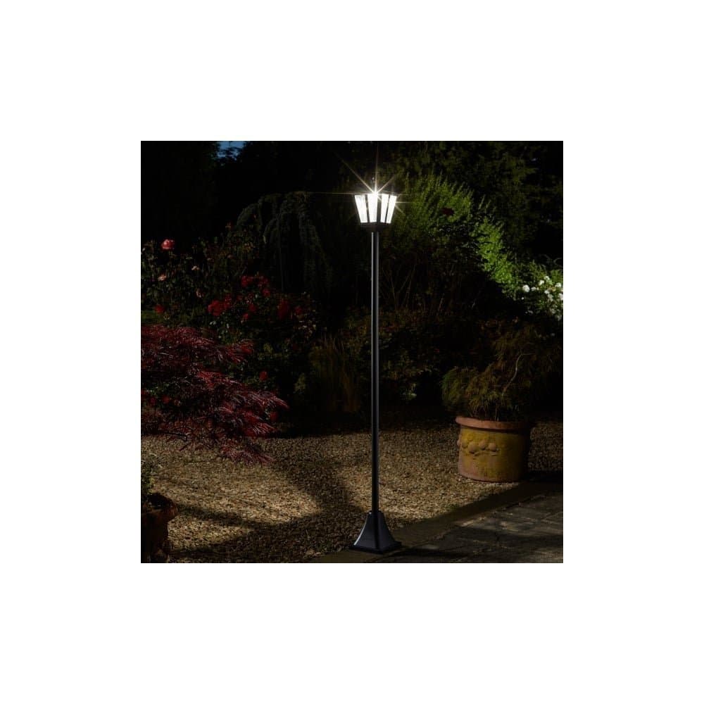 Smart Garden Solar Whitehall Post Bollard Super Bright Light Lamp Post 1.8 Meter