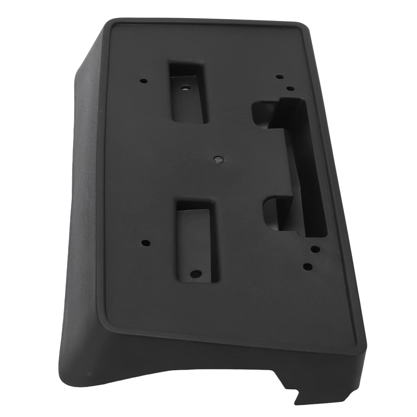 22763523, Black Long Durability Rustproof License Plate Bracket Temperature Resistance Front Bumper License Plate Frame for Auto