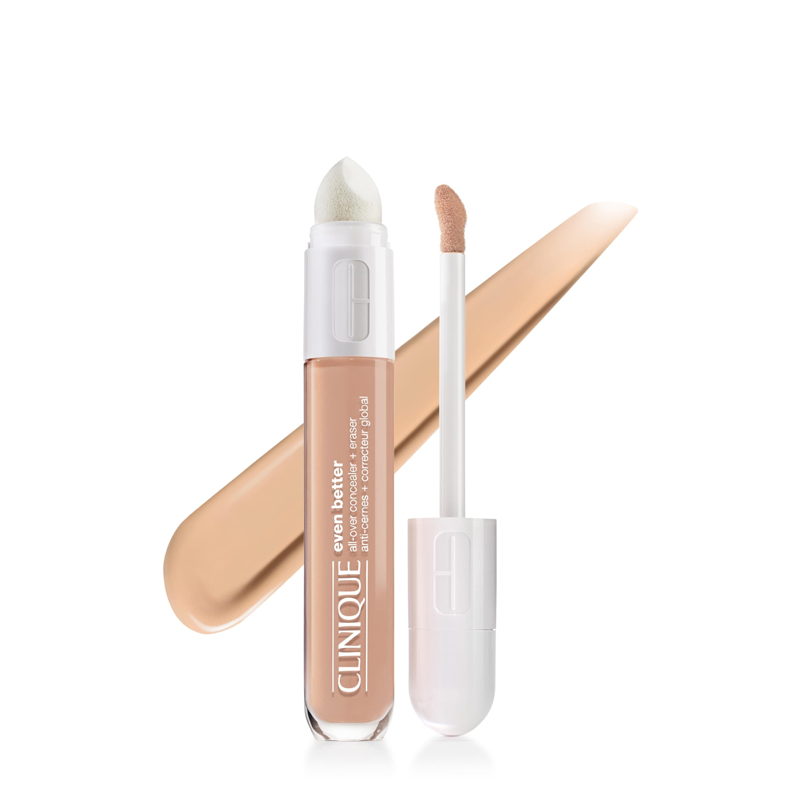 Even Better All-Over Full Coverage Concealer + Eraser Makeup For Dark Undereye Circles | With Hyaluronic Acid + Caffeine | Hydrating, Brightening + Depuffing