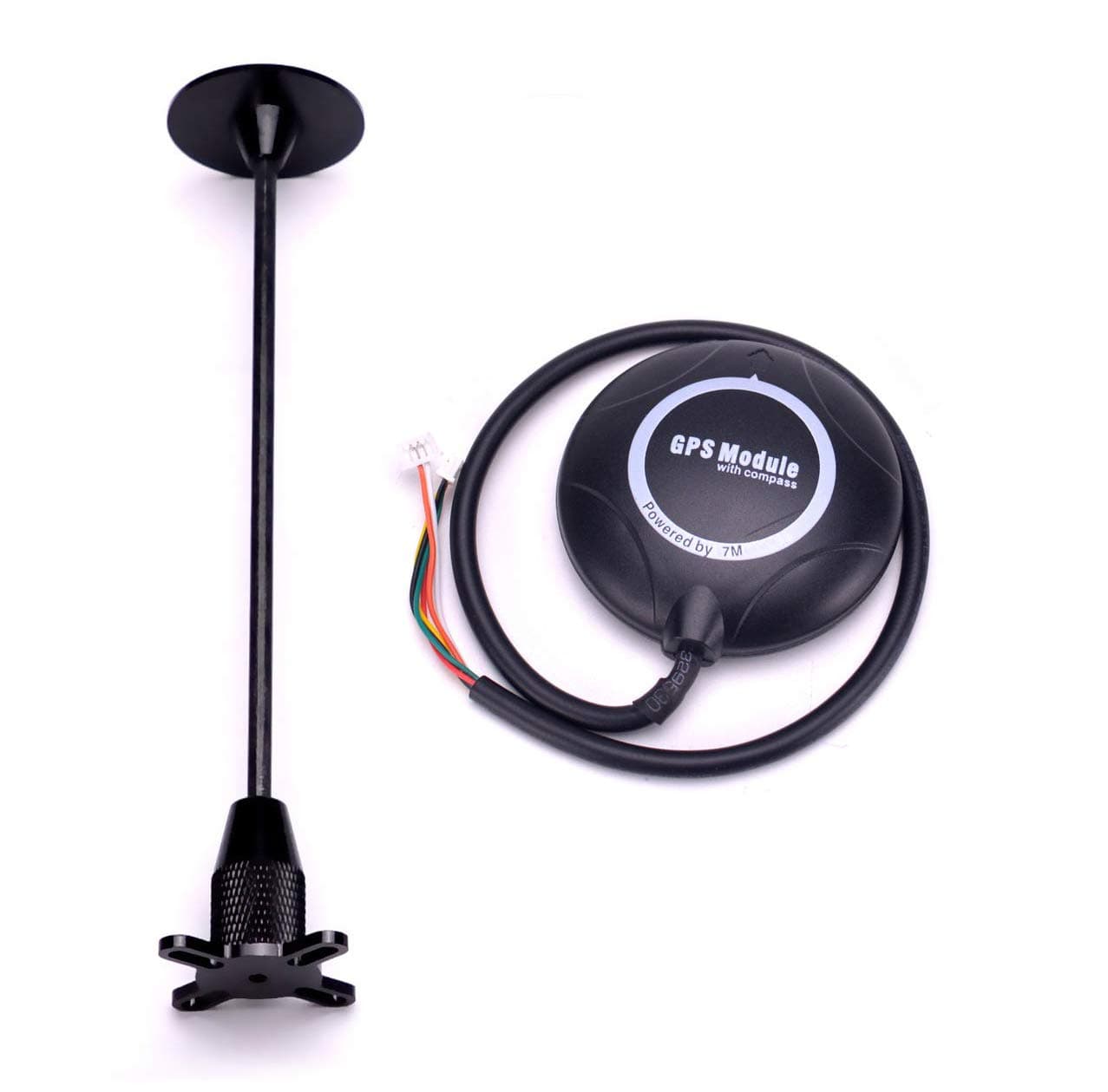 YoungRC 7M GPS Module Built-in Compass Protective Case with GPS Antenna Mount for APM2.6 APM2.8 Pixhawk Flight Controller