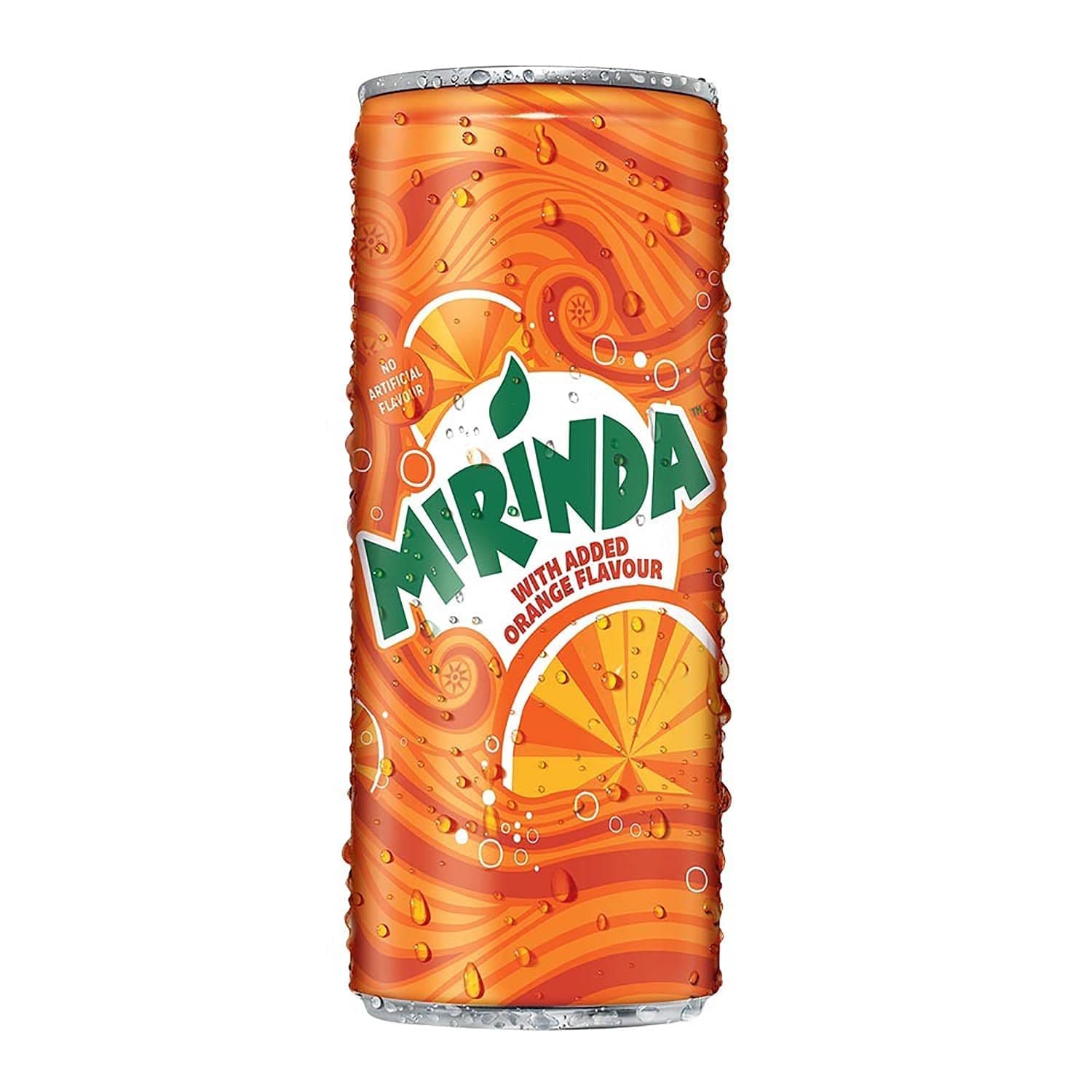 Orange Soft Drink Can, 250ml