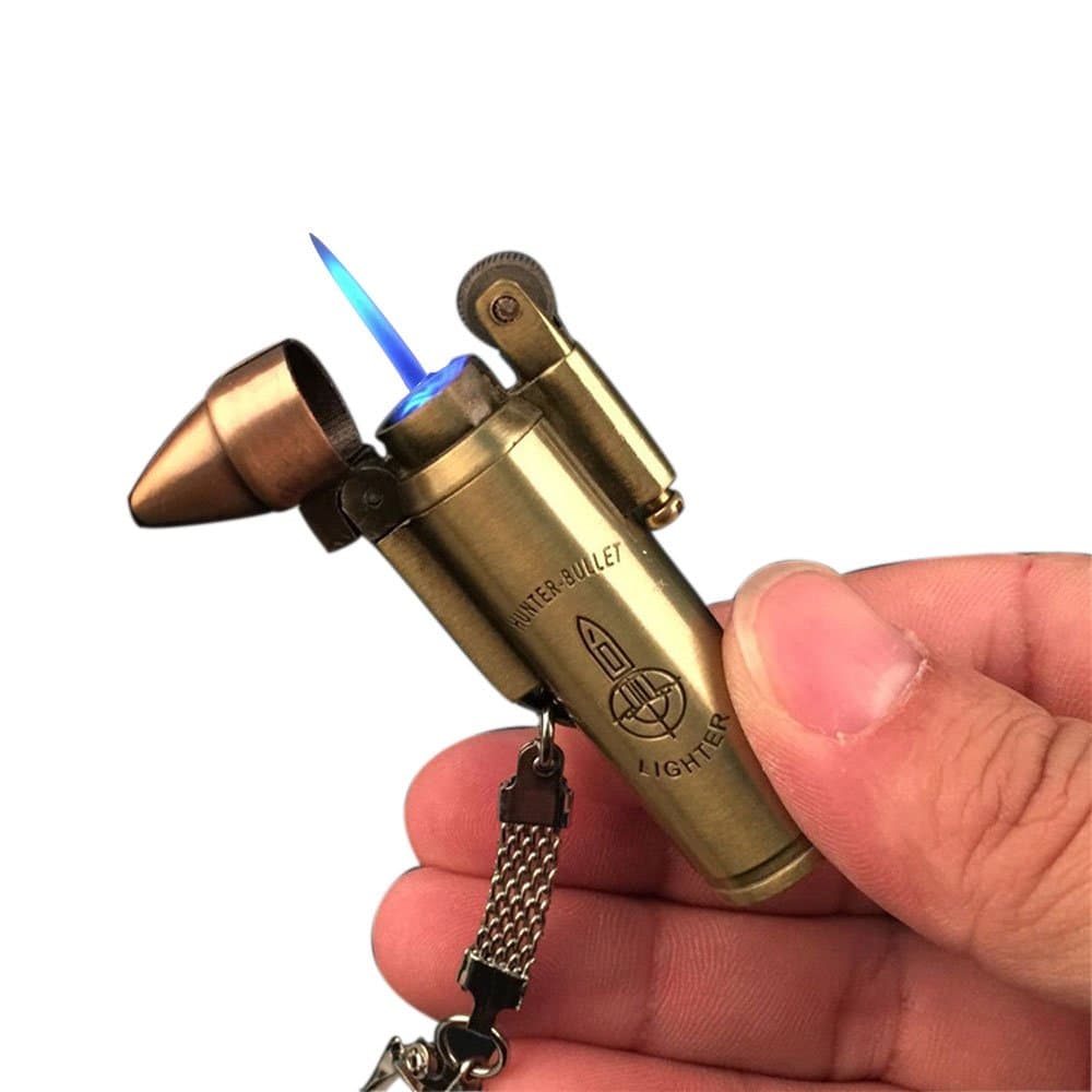Bullet Design Jet Torch Flame Butane Lighter Cool Gift