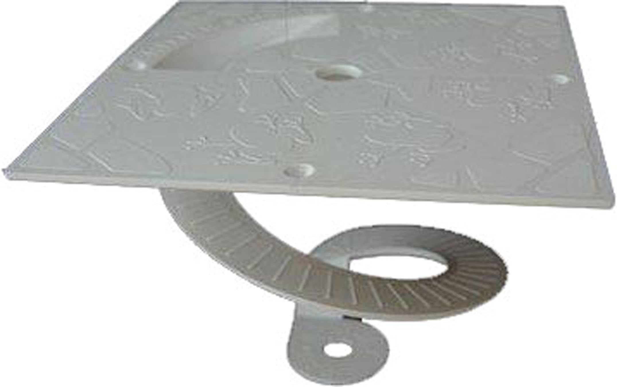 10-Inch Square Pool Skimmer Cover, White