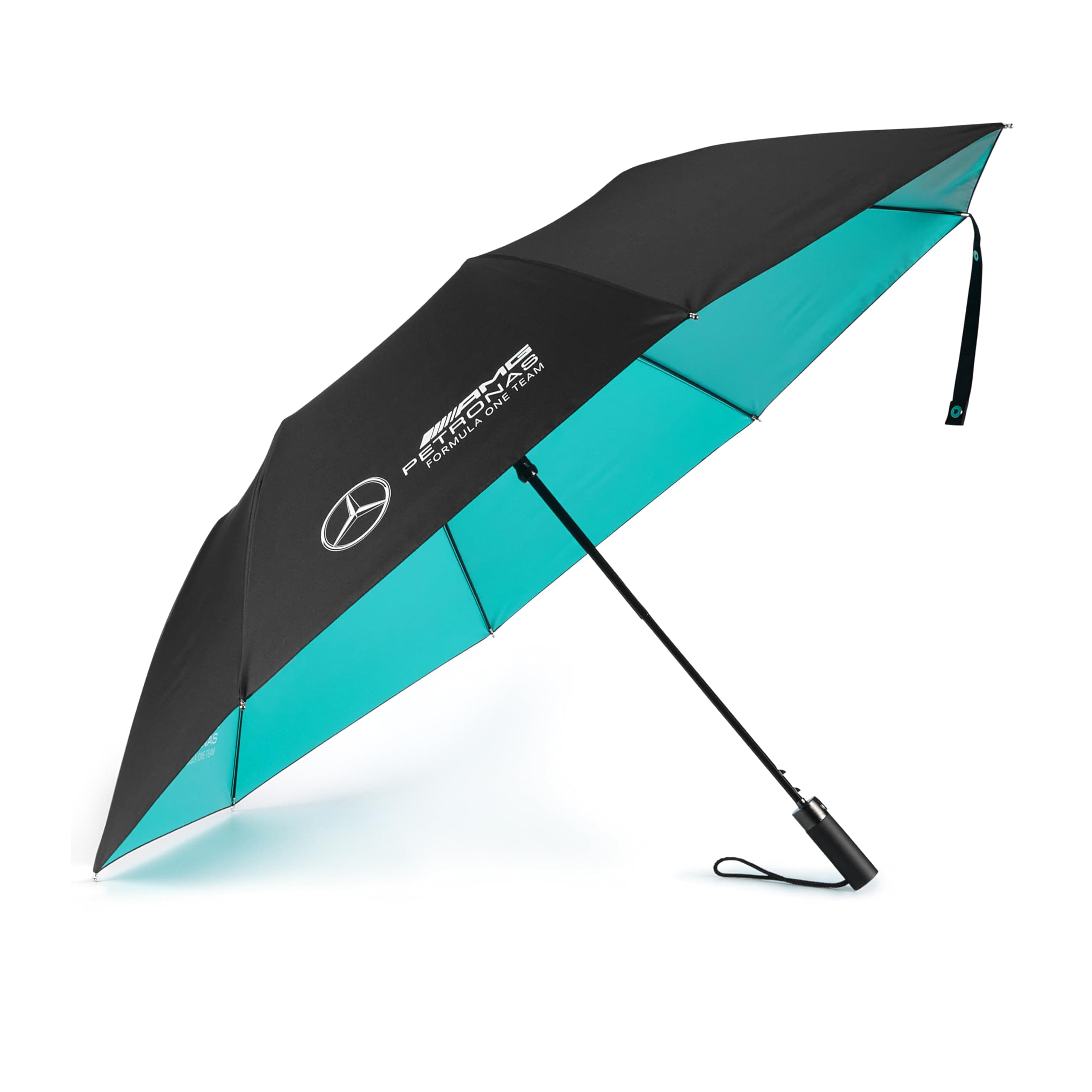F1 Compact Umbrella – Black – Dimensions: Handle Length: 45 cm/Open Diameter: 105 cm