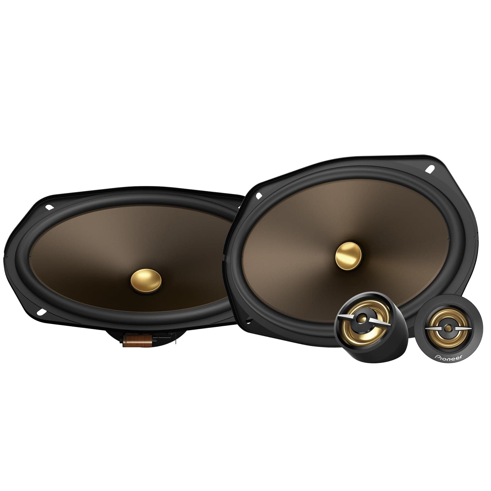 PIONEER A-Series MAX TS-A693CH 6” x 9” 2-Way Speakers (Pair) – 460W Max, Balanced Sound + Smooth Treble, Enhanced Bass, Ideal Factory Upgrade, Installation Adaptors Included