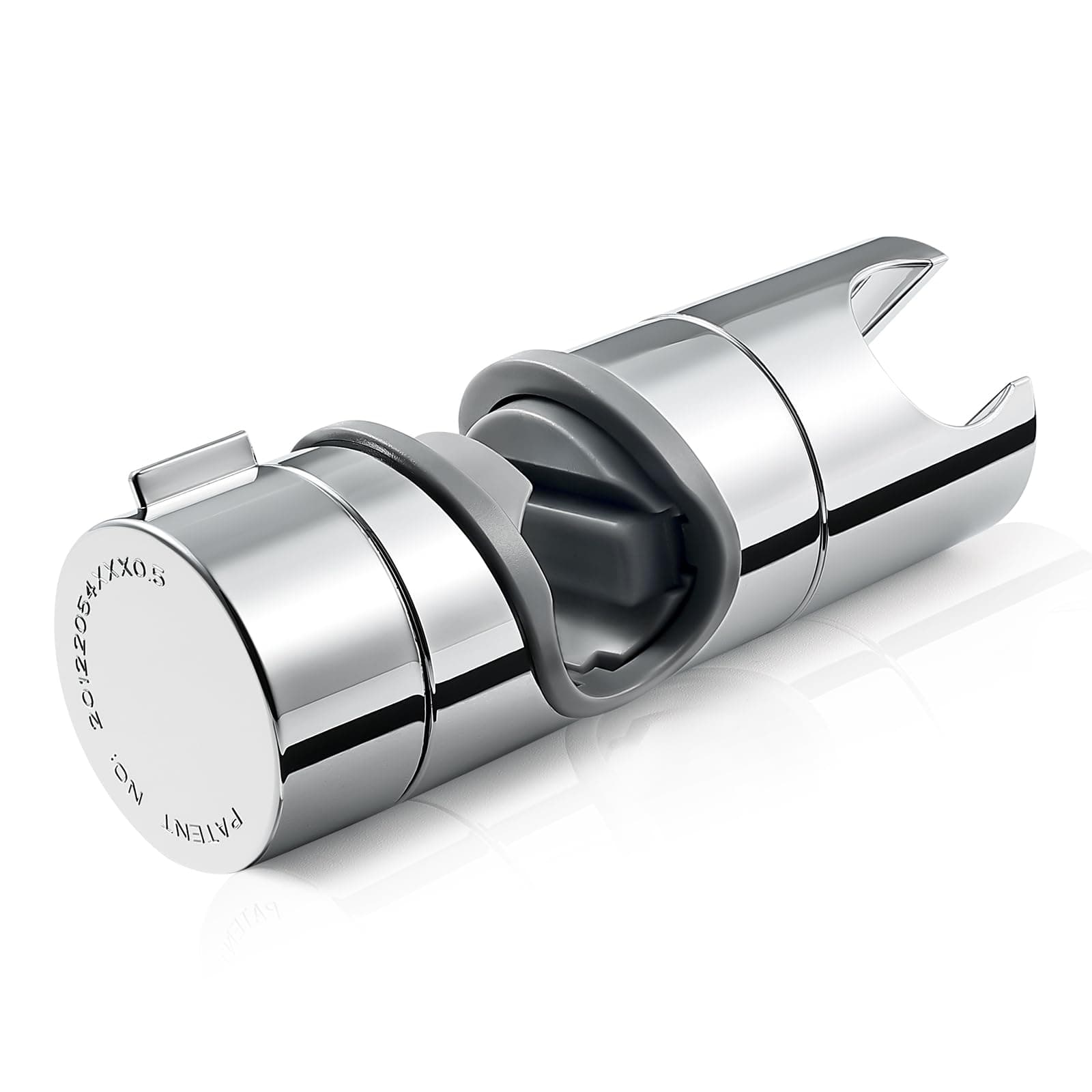 BBLIKE Shower Head Holder - 19-22mm ABS Adjustable Shower Holder Bracket, Universal Shower Head Holder Replacement for 18-25mm Slide Rod, Shower Head Accessories Parts, Chrome Plated