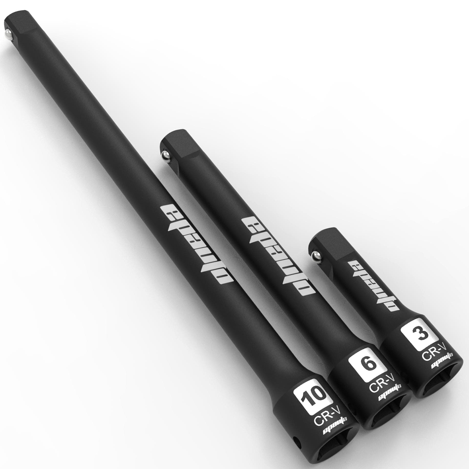 EPAuto 3 Pcs Drive Impact Extension Bar Set