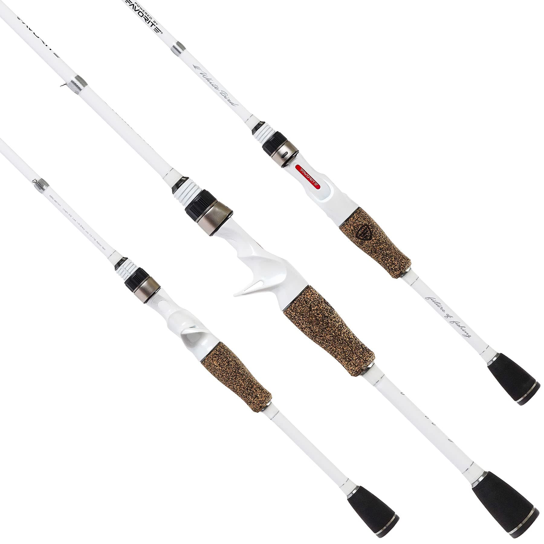 FAVORITE White Bird Powered Casting Rod