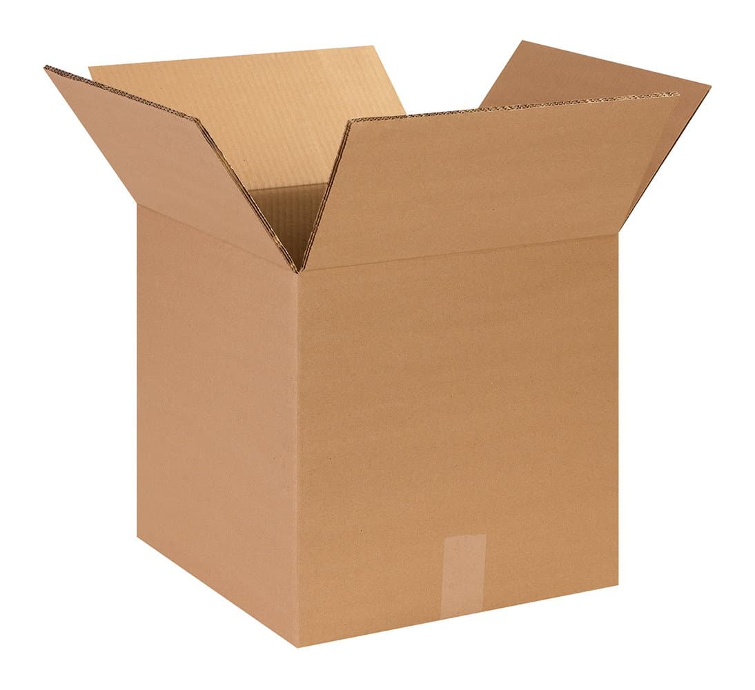 Box USA Double Wall Shipping Boxes Medium 14"L x 14"W x 14"H 15-Pack - Corrugated Cardboard Box for Moving, Mailing, Packing, Packaging and Storage
