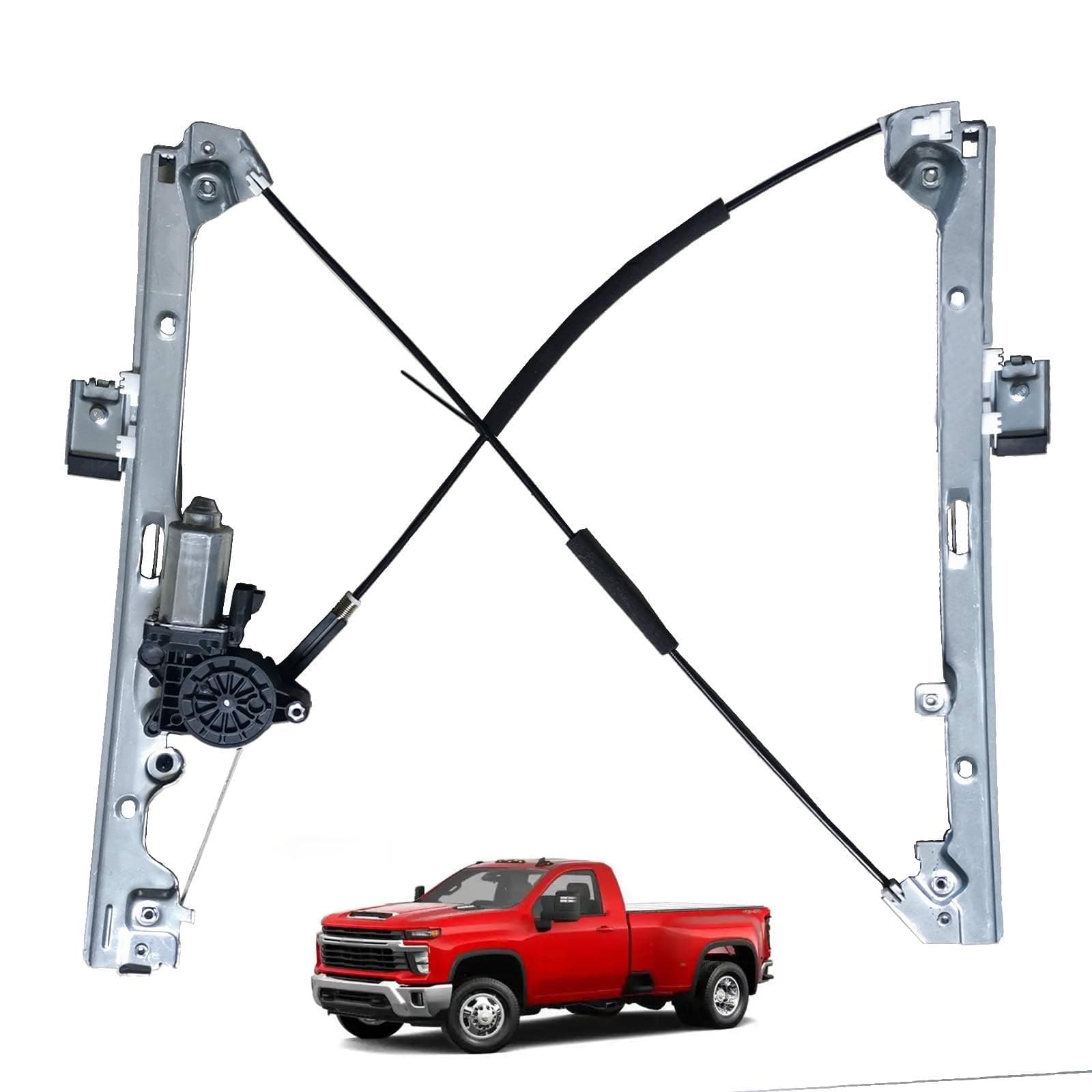 SHOWSEN 741-644 Front Driver Power Window Regulator W/Motor Fit 2000-2006 Silverado Tahoe GMC Yukon XL Sierra Escalade Pickup Truck SUV