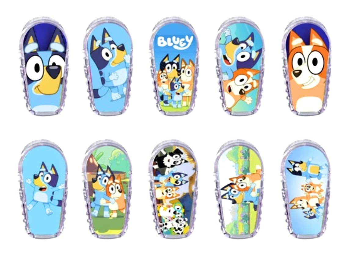 Dexcom G6 Transmitter Stickers Dog Character Dexcom Stickers 10 Pack Type 1 Diabetes Stickers - Gumart