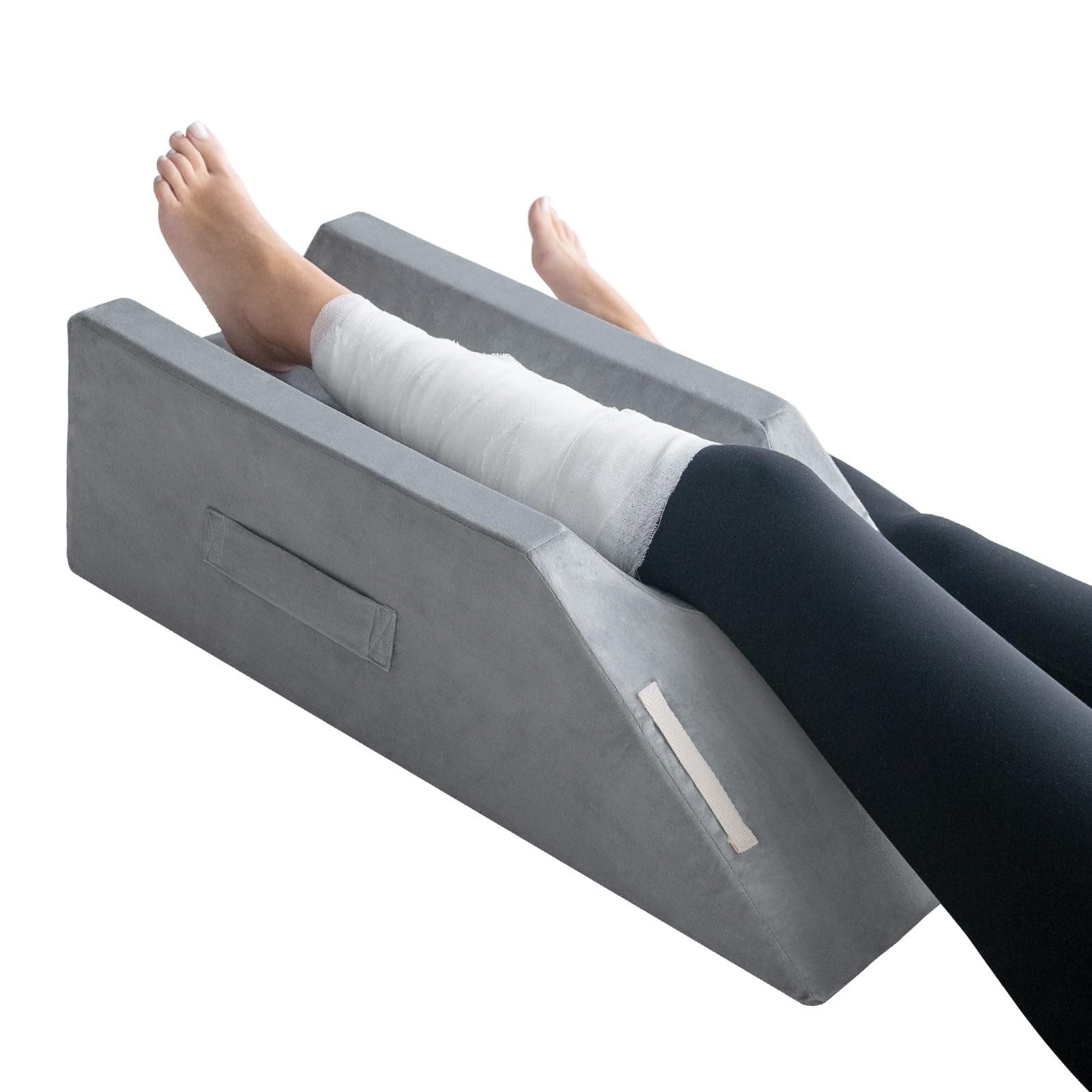 LightEase Memory Foam Leg, Knee, Ankle Support and Elevation Leg Pillow for Surgery