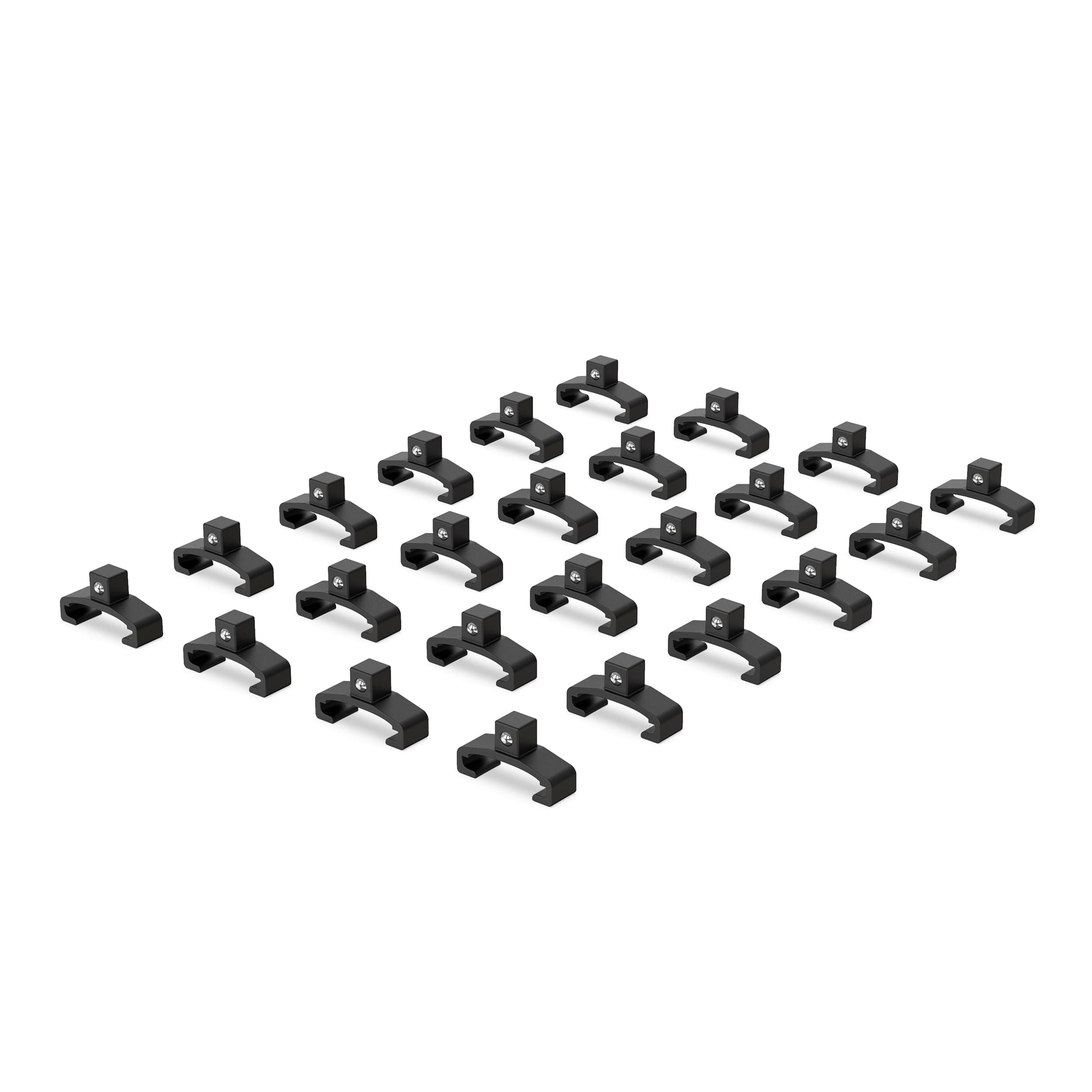 Olsa Tools Black Spring-Loaded Ball Bearing Socket Clips - 24-Pack (1/4-Inch) - Compatible with Olsa Socket Holders - Part: 1135