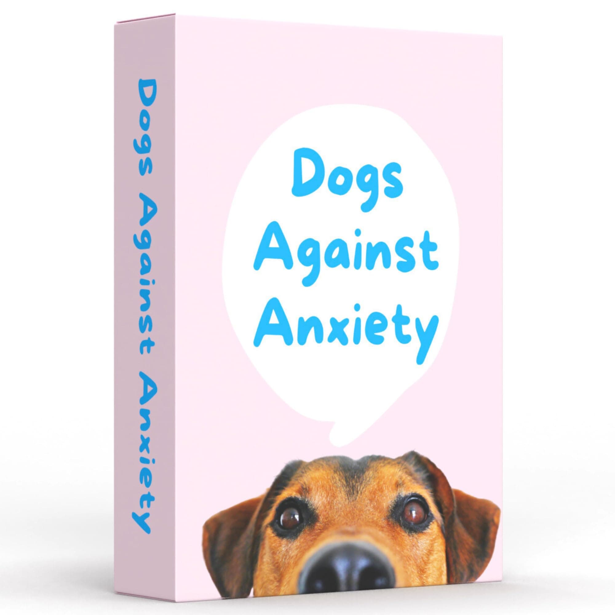 CATCHYOURDREAMS Dogs Against Anxiety Cards - 50 Cards For Self Esteem and Stress, Affirmations for Anxiety Emotions Oracle Tarot Self Therapy (Dogs Against Anxiety)…