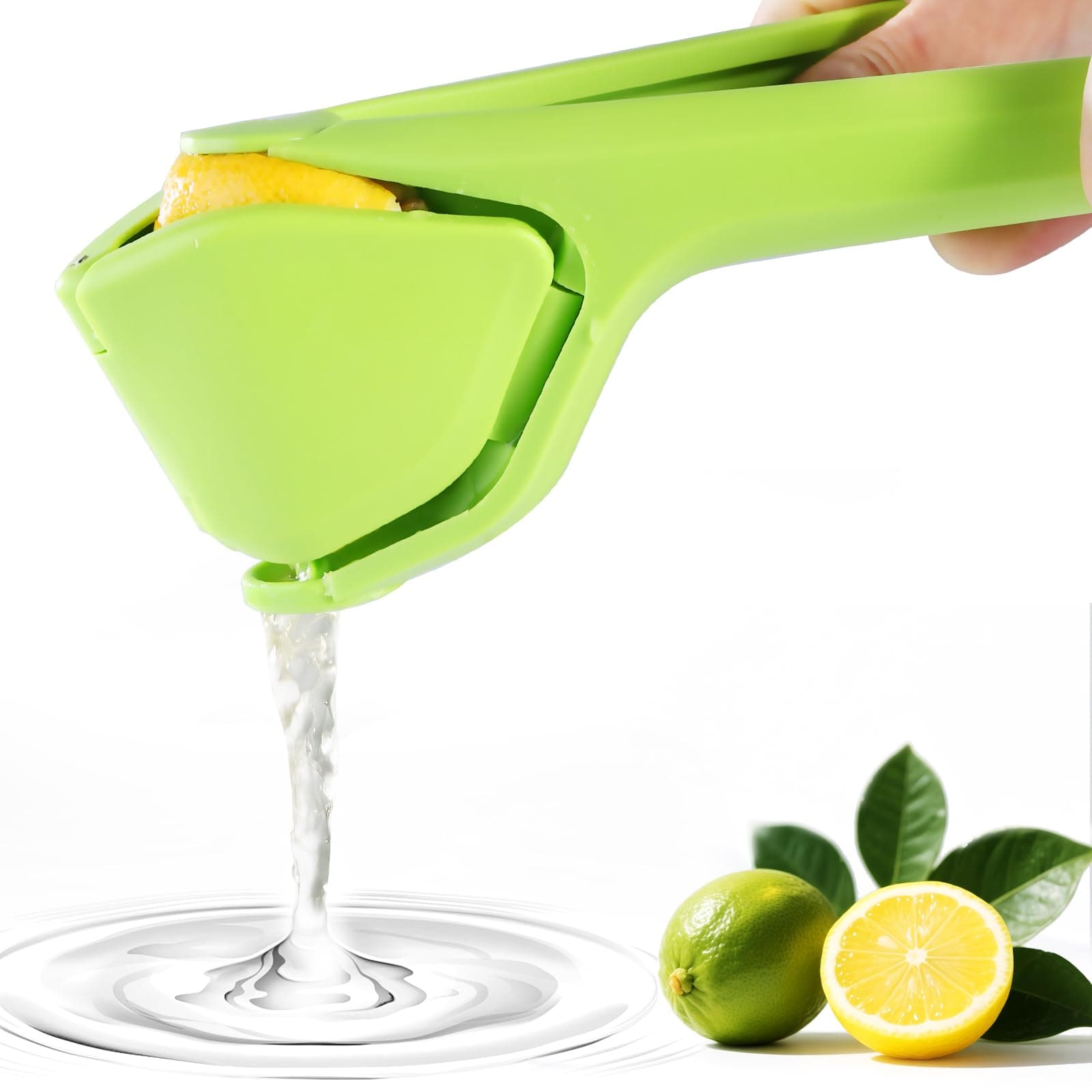 Lemon Squeezer, Effective Squeezing Juice Press, Easy-to-Use, Sturdy Flat Manual Lemon Juicer, Lime Squeezer, Citrus Juice Presser, to Squeeze Lemons, Limes, Citrus, oranges And Other Fruits